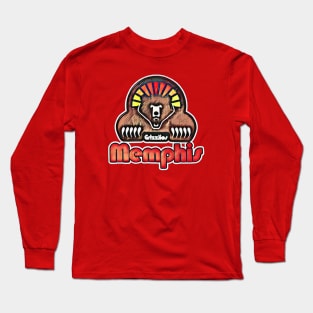 Memphis Southmen aka Grizzlies Football Long Sleeve T-Shirt